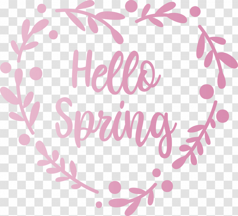 Hello Spring Spring Transparent PNG