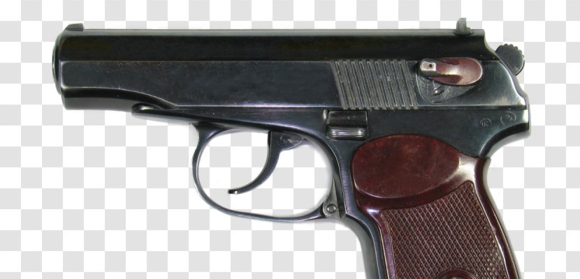 Makarov Pistol 9×18mm Firearm Weapon - Air Gun - Article Title Transparent PNG