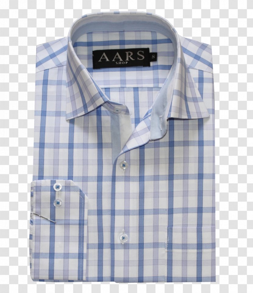 Dress Shirt Aars Shop Clothing Shopping Collar - Blue - Shalwar Kameez Transparent PNG