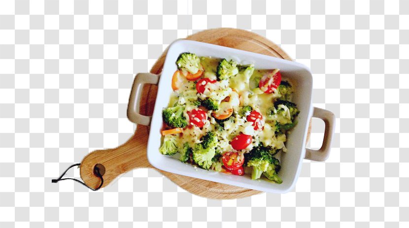 Baking Caesar Salad Vegetarian Cuisine Stamppot Broccoli - Baked Rice Transparent PNG