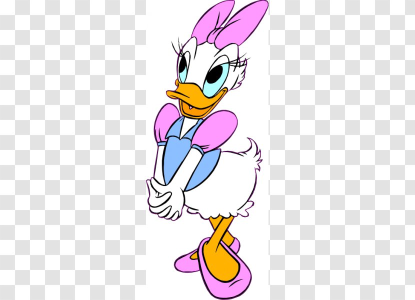 Daisy Duck Donald Mickey Mouse Minnie - Vertebrate Transparent PNG