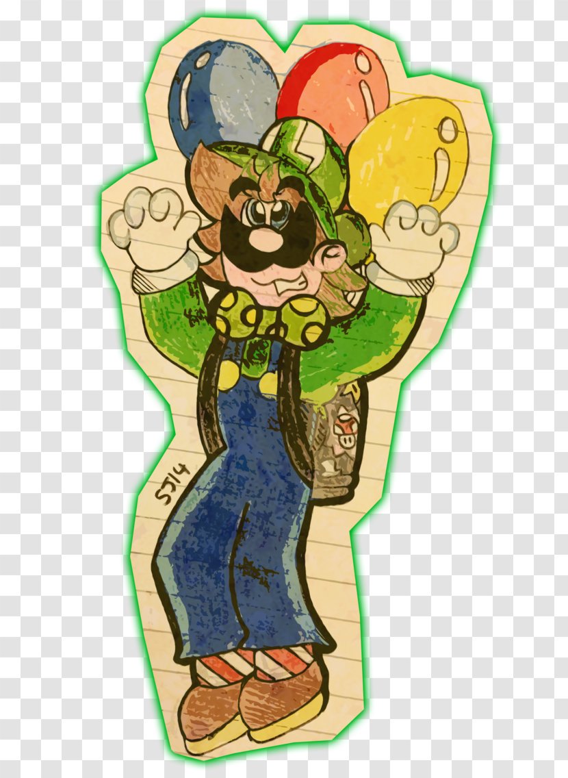 Luigi DeviantArt Mario Series - Cartoon Transparent PNG