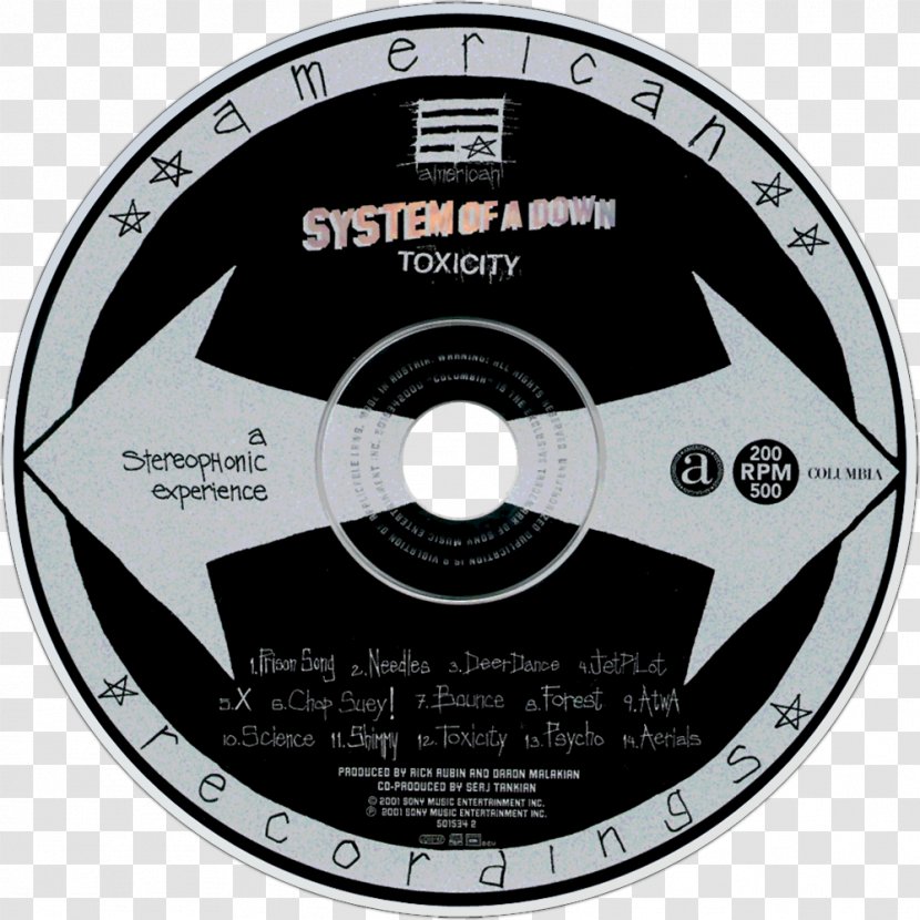 Toxicity System Of A Down Steal This Album! Mezmerize - Frame Transparent PNG