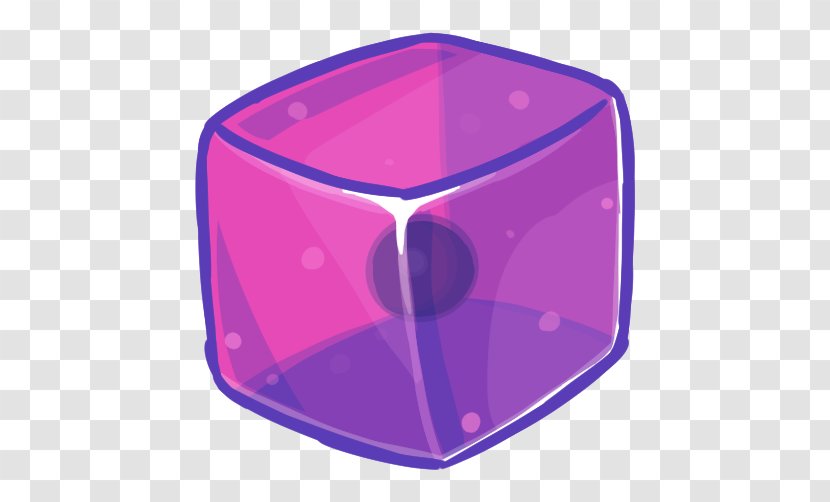 Gelatin Dessert Jell-O Drawing Cube - Violet - Jellyfish Transparent PNG