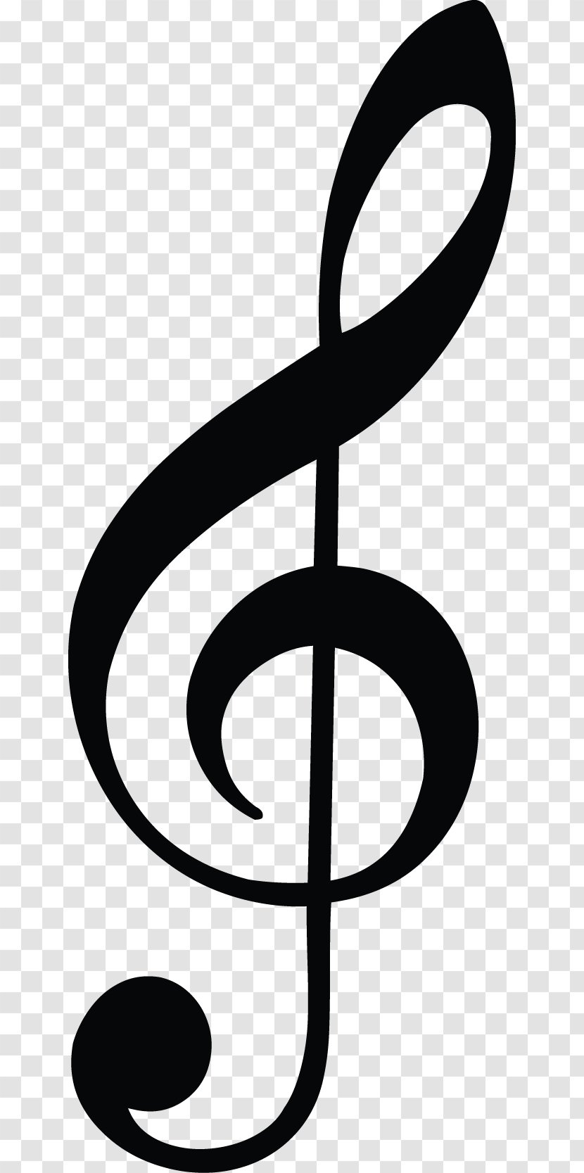 Clef Vector Graphics Treble Musical Note Sol Anahtarı - Flower Transparent PNG