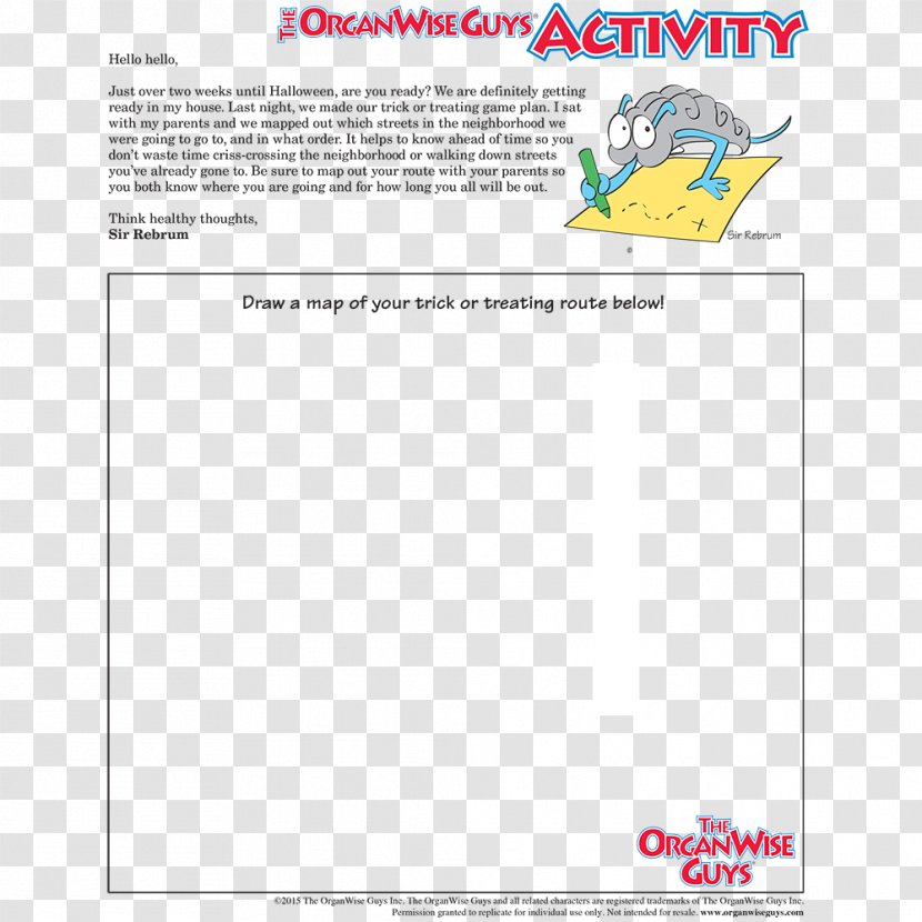 Worksheet Education The OrganWise Guys Pre-school Child - Document - Activity Transparent PNG