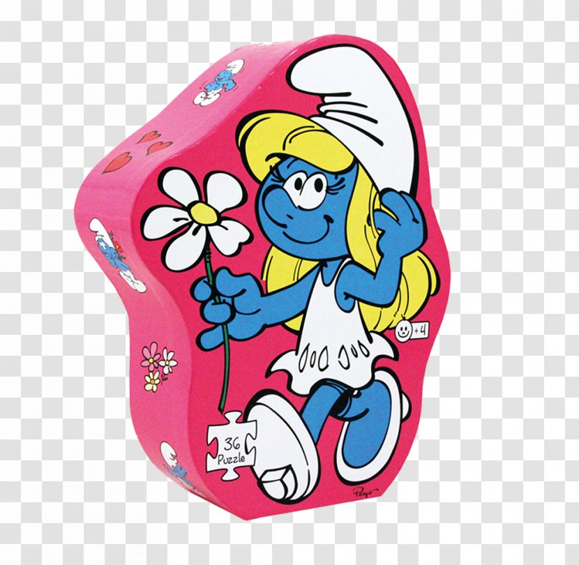 Jigsaw Puzzles Smurfette Les Schtroumpfs Game Djeco - BARBAPAPA Transparent PNG