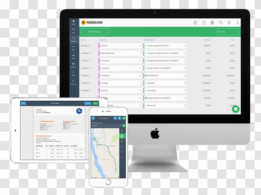 Powered Now Limited Invoice Small Business Investment - Software - Apple Device Transparent PNG