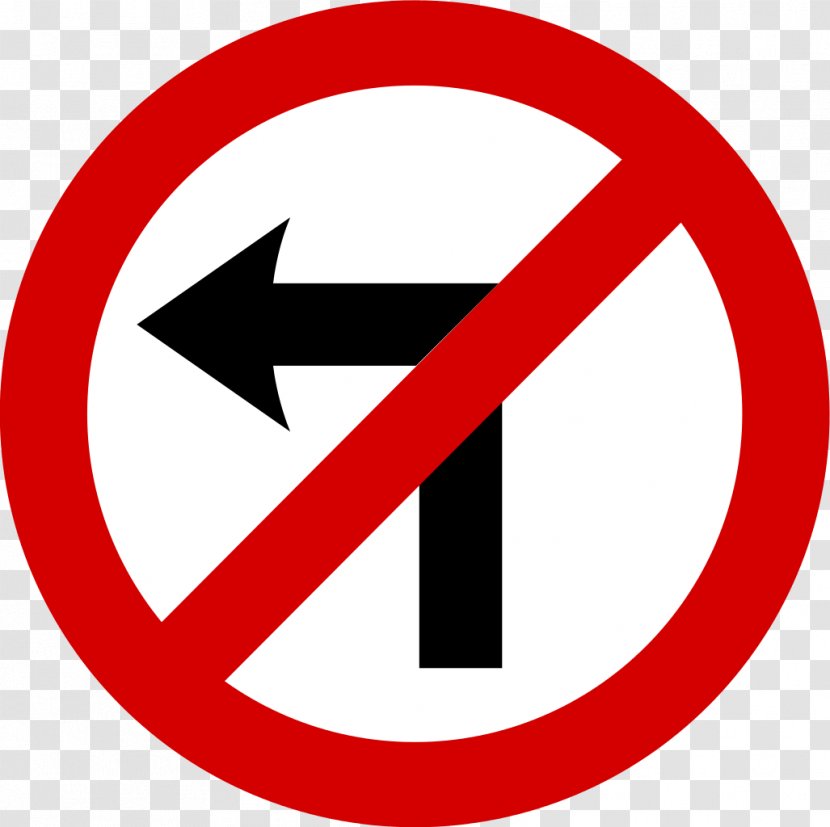 Traffic Sign Road Regulatory U-turn - Overtaking - Signs Transparent PNG