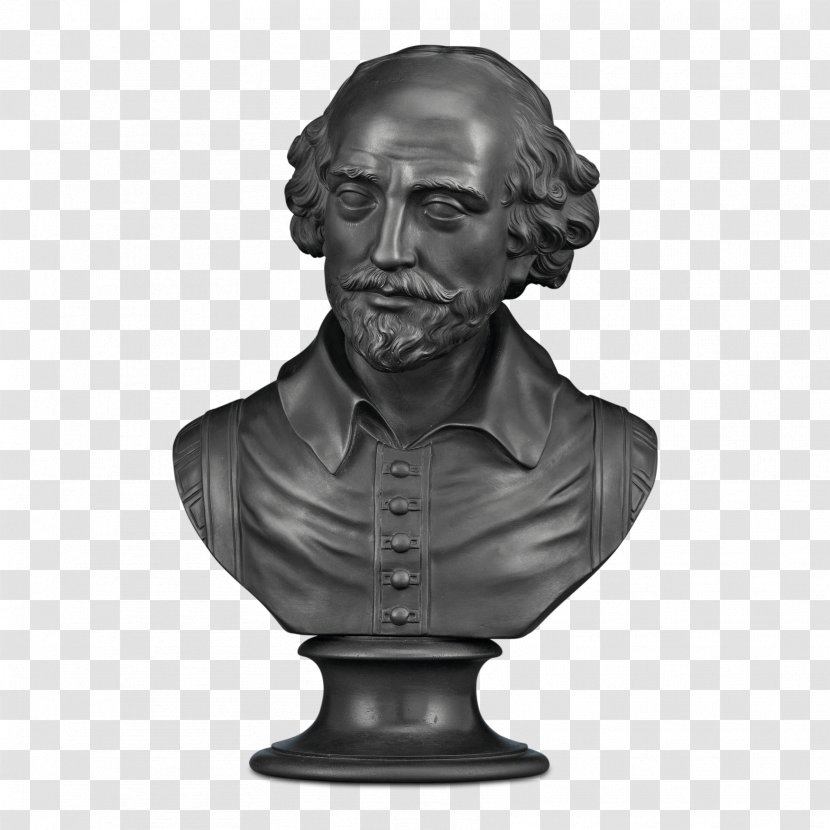 William Shakespeare Bust Poet Sculpture Sonnet 55 - Voltaire - Classical Transparent PNG