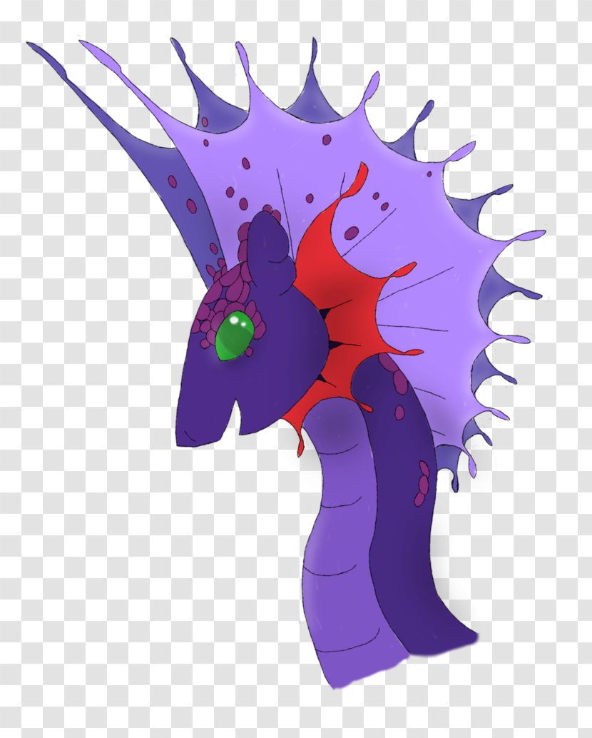 Organism Legendary Creature Clip Art - Mythical - Purple Transparent PNG