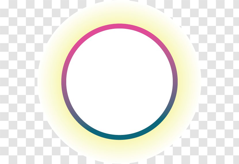 Yellow Circle Font - Magenta - Ring Transparent PNG