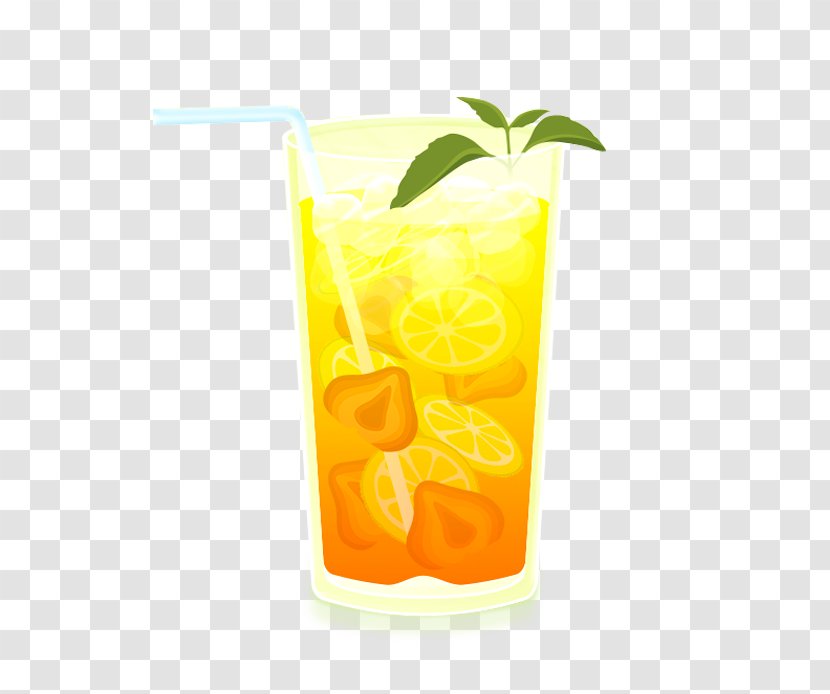 Orange Juice Harvey Wallbanger Mai Tai Cocktail - Batida - Lemonade Transparent PNG