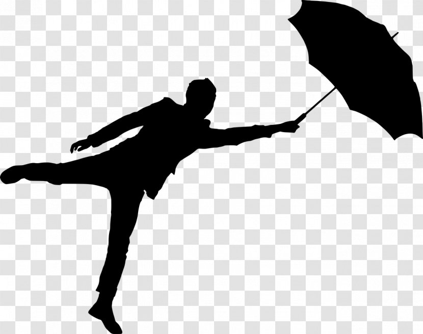 Clip Art Silhouette Vector Graphics Image - Dancer - Mary Poppins Dxf Transparent PNG