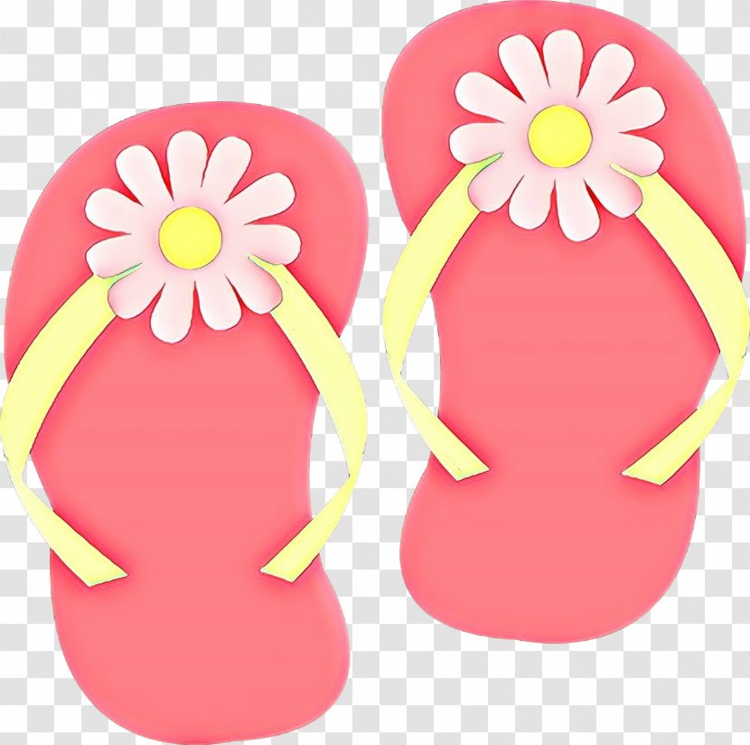 Flip-flops Shoe Clip Art Pink M - Baby Products Transparent PNG