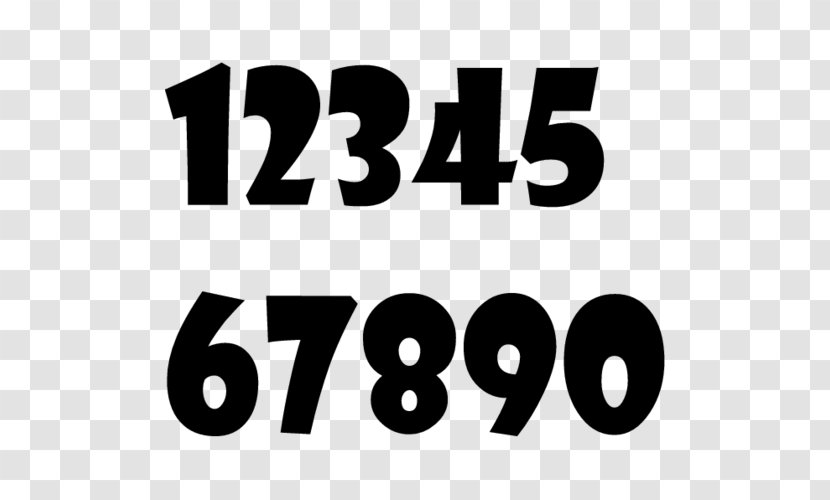 Number Numerical Digit Typeface Sticker - Monochrome Photography - 1234567890 Transparent PNG