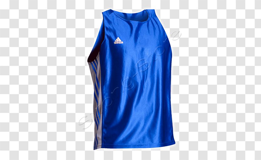 T-shirt Top Boxing Adidas Sleeveless Shirt - Cobalt Blue Transparent PNG