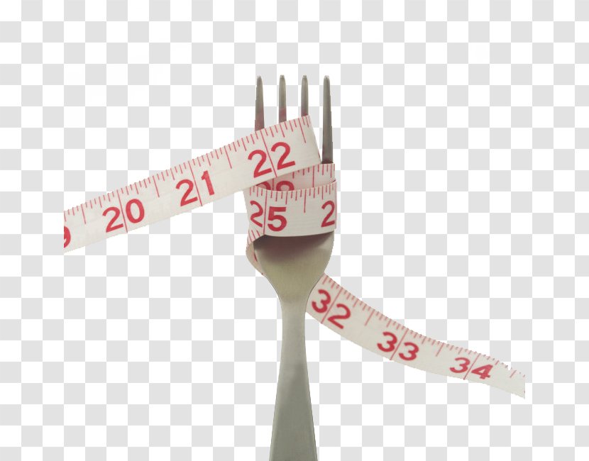 Eating Disorder Overweight Health Anorexia Nervosa - Therapy - Surrounded Ruler Fork Transparent PNG
