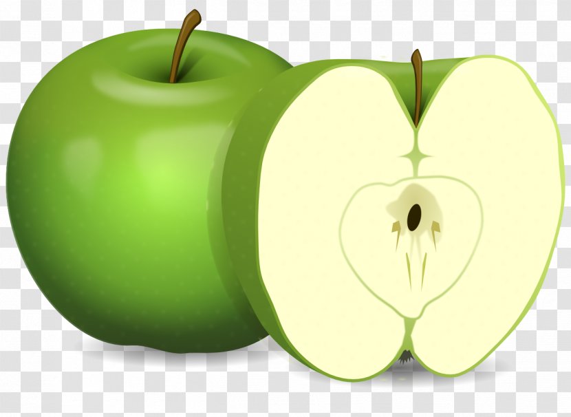 Apple Fruit Clip Art - Granny Smith - Greeny Cliparts Transparent PNG