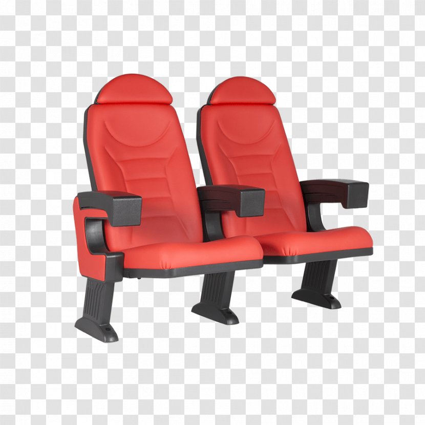Chair Cinema Fauteuil Seat Furniture - Red Transparent PNG