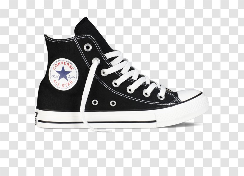 Chuck Taylor All-Stars High-top Converse Sneakers Shoe - Black - Drawing Transparent PNG