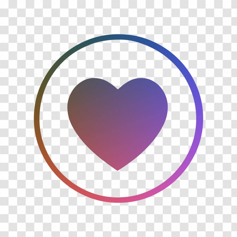 Purple Heart Font M-095 - Love Transparent PNG