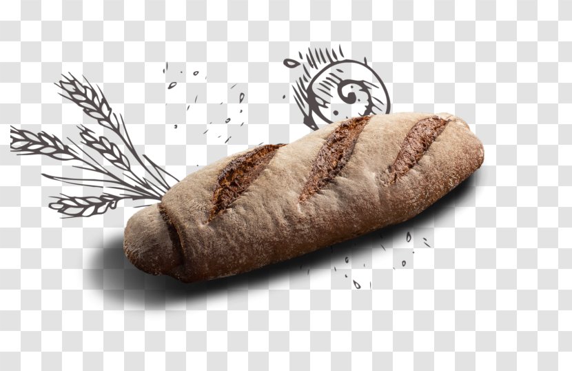 Rye Bread Baguette Whole Grain Transparent PNG