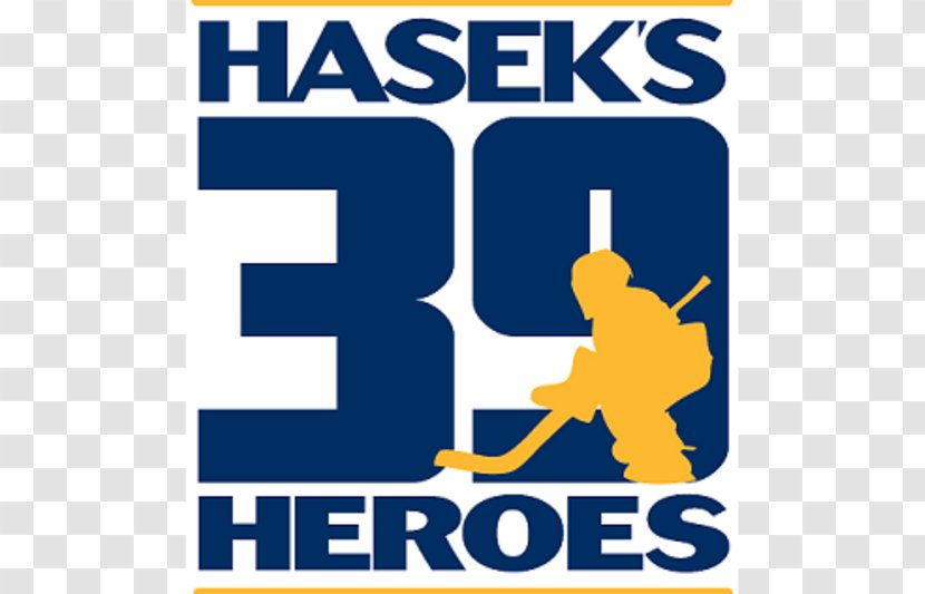 Hasek's Heroes Ice Hockey Ingenious, Inc. Goaltender Logo - Blue - Vezina Trophy Transparent PNG