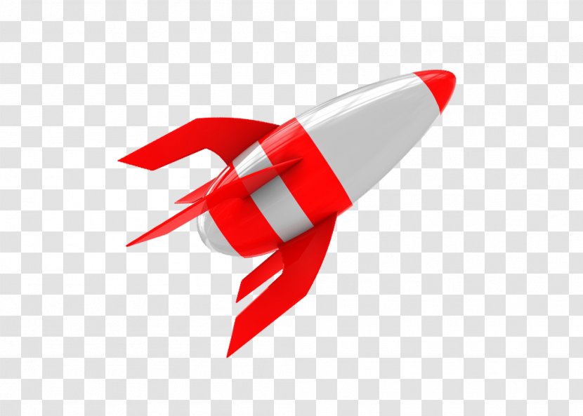 Red Rocket Lobster Missile Spacecraft - Vehicle Transparent PNG