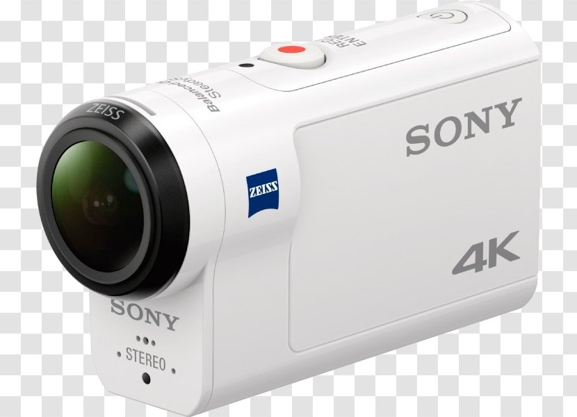 Sony Action Cam FDR-X3000 4K Resolution Camera Video Cameras - Handycam Transparent PNG