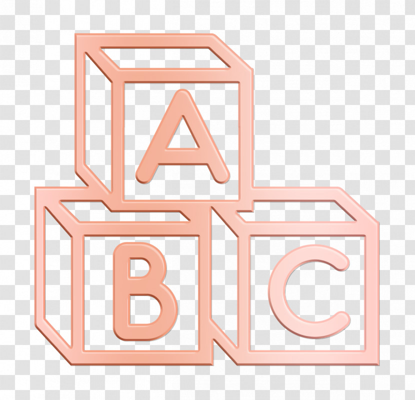 Baby Abc Cubes Icon Abc Icon Baby Pack 1 Icon Transparent PNG