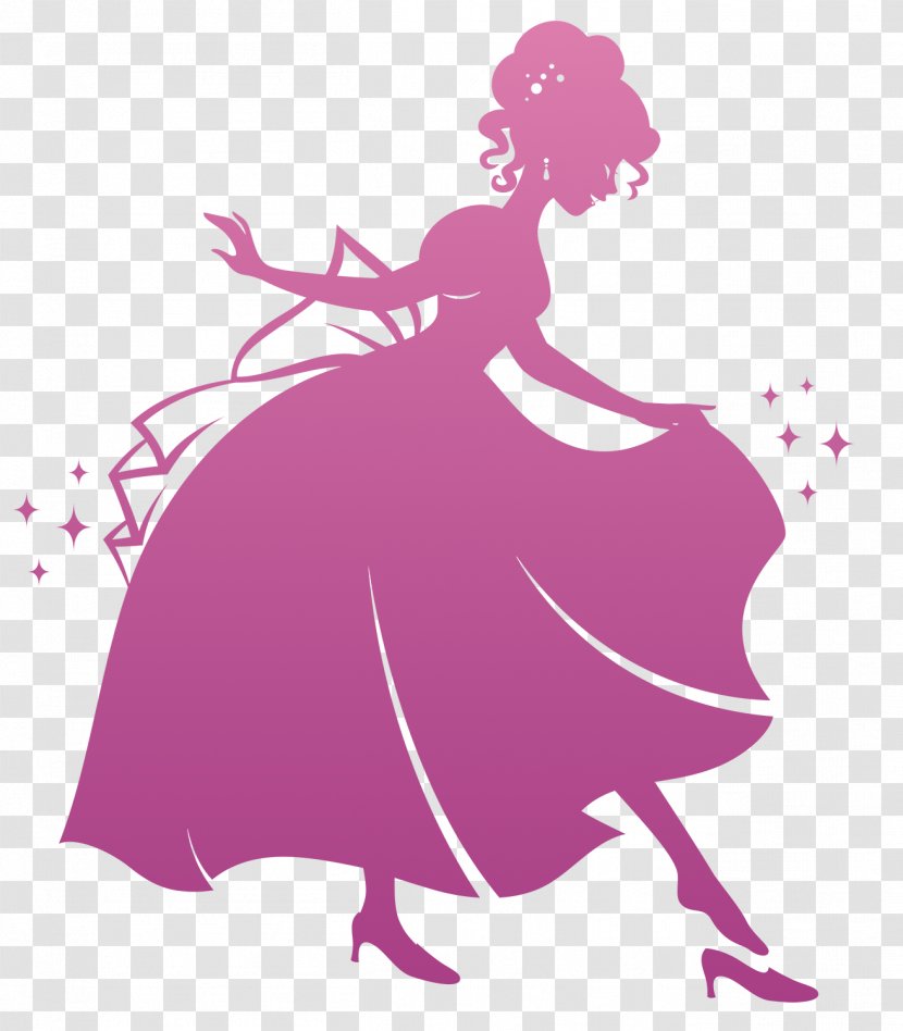 Cinderella Royalty-free Silhouette - Fictional Character Transparent PNG