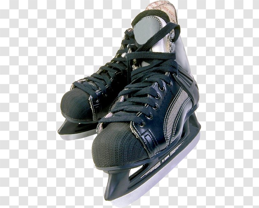 Shoe Ice Skating Sneakers Roller Skates - Black Transparent PNG