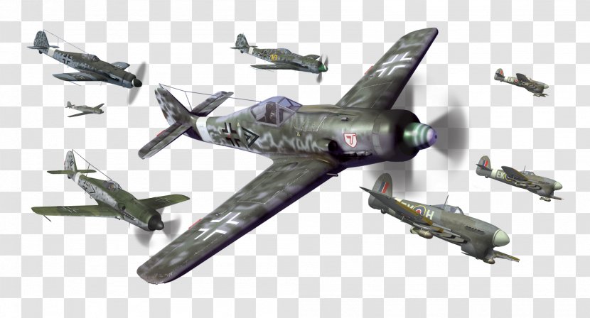 Aircraft Of WWII Airplane Second World War Military - Propeller Driven - Jet Transparent PNG
