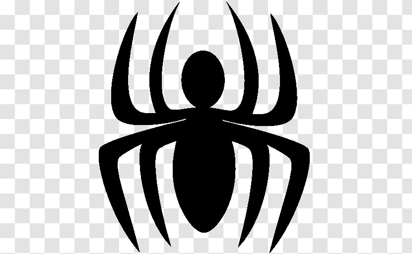 Spider-Man Symbol Spider Web Superhero - Black House Transparent PNG