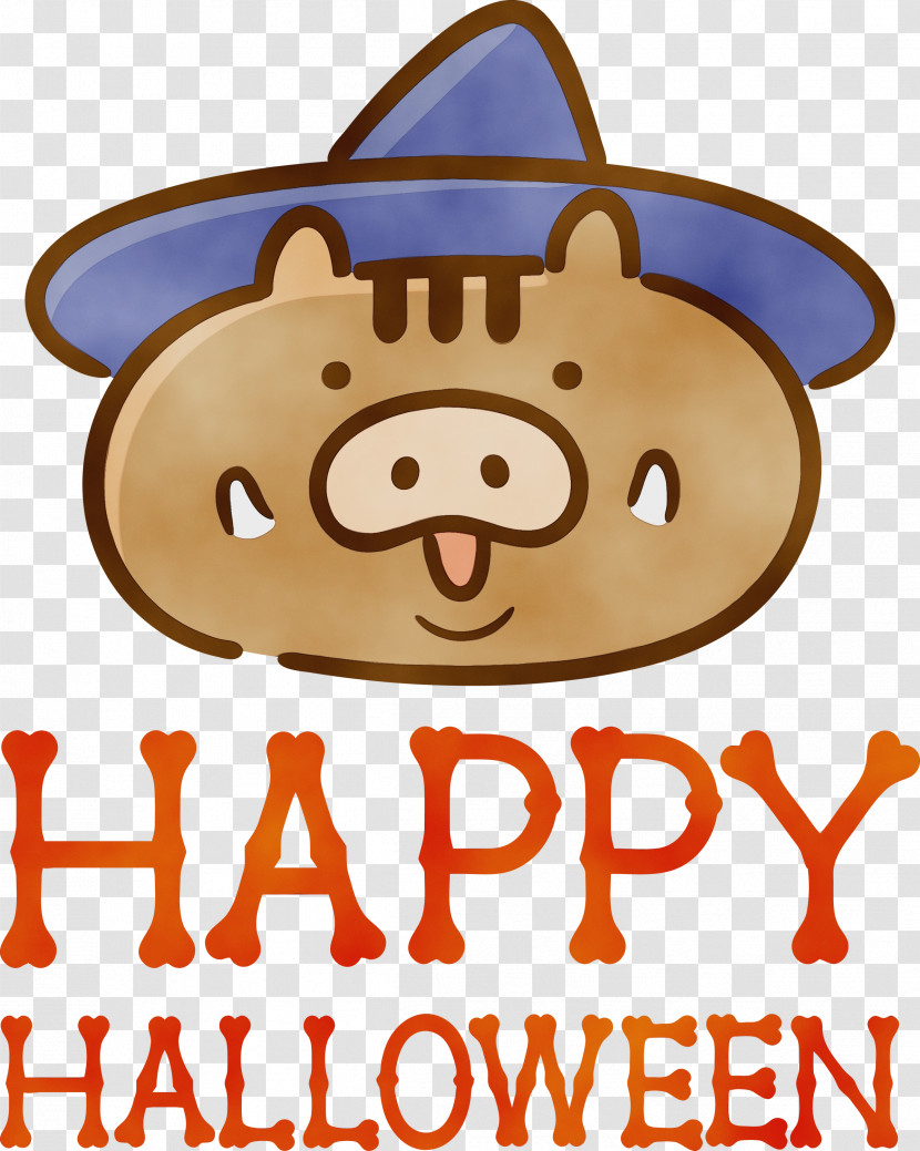 Cartoon Snout Headgear Happiness Meter Transparent PNG