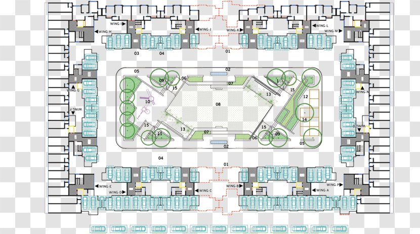 SUMIT GREENDALE Apartment Plan 1BHK - Engineering - Ground Floor Transparent PNG