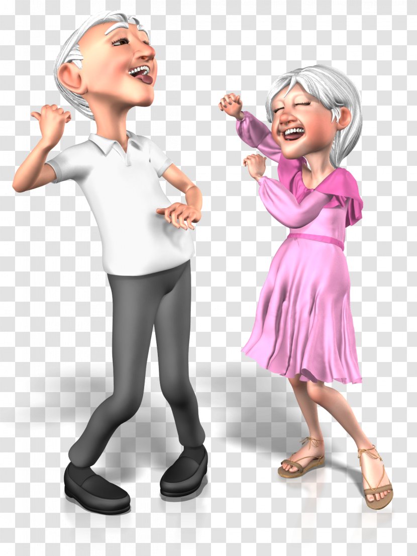 Dance Drawing Old Age - Watercolor - Heart Transparent PNG