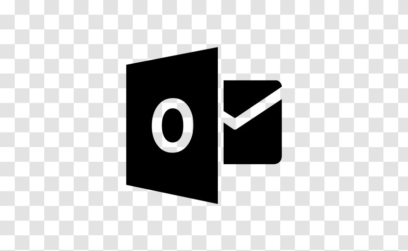 Microsoft Outlook Outlook.com Email Attachment - Black Transparent PNG