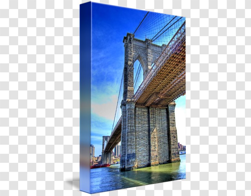Brooklyn Bridge Gallery Wrap Bridge–tunnel Landmark Theatres Canvas - New York City Transparent PNG