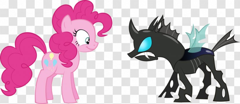 Pony Pinkie Pie Changeling Princess Celestia - Pink - Dart Vader Transparent PNG
