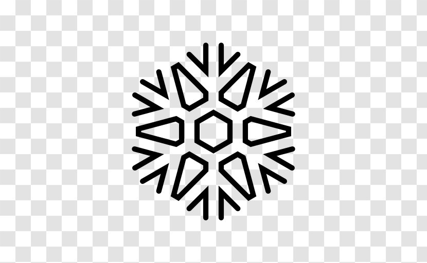 Snowflake Outline Clip Art - Royaltyfree Transparent PNG