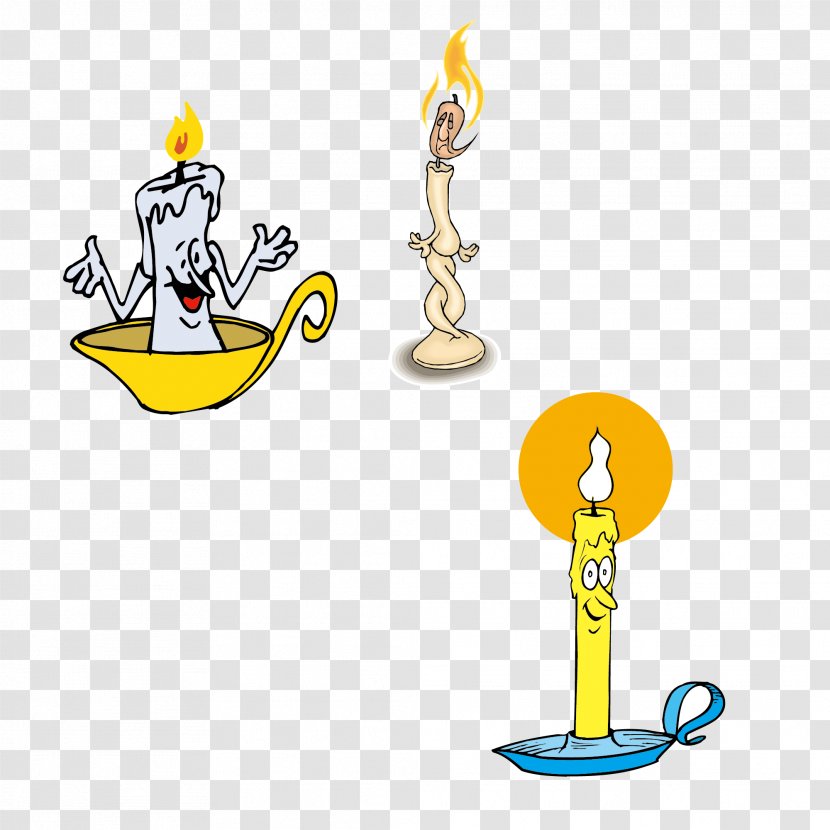 Cartoon Yellow Recreation Illustration - Trophy - Candle Material Transparent PNG