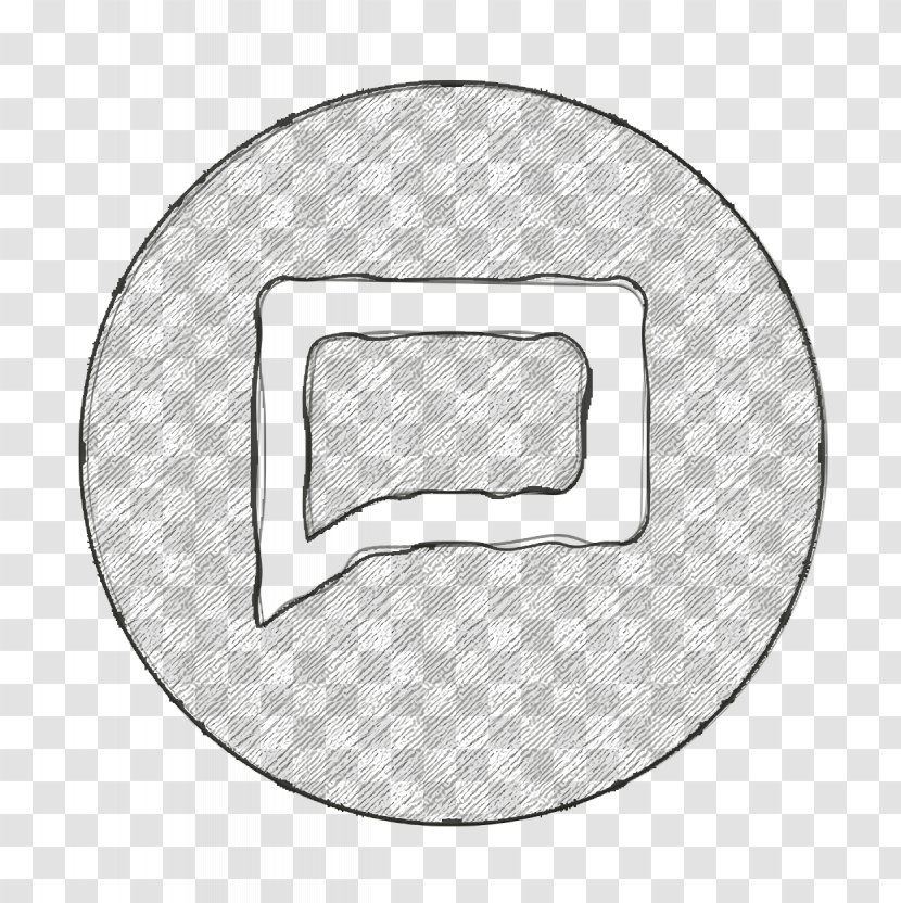 Comment Icon Full Message - Metal - Silver Transparent PNG