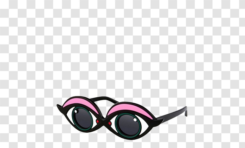 Aviator Sunglasses Paris Eye - Purple - Big Eyes Glasses Transparent PNG