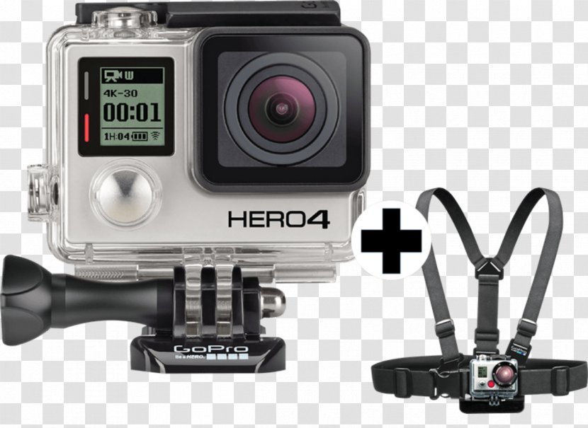 GoPro HERO4 Black Edition Silver Action Camera Transparent PNG
