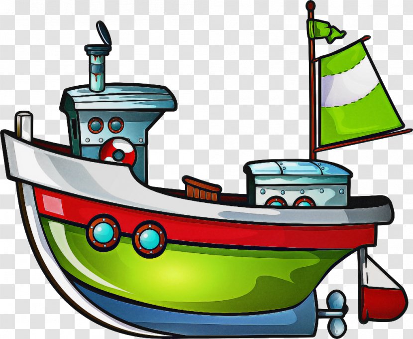 Water Transportation Clip Art Vehicle Boat Cartoon - Tugboat Naval Architecture Transparent PNG