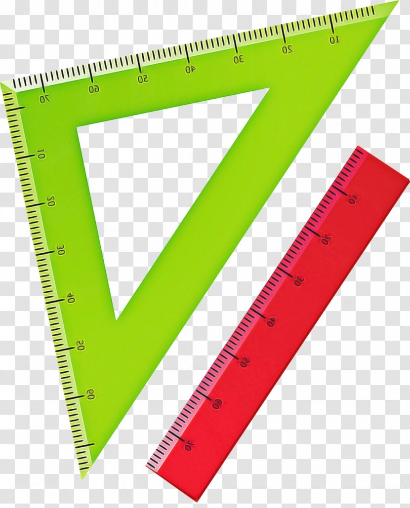 Triangle Background - Office Ruler - Rectangle Transparent PNG