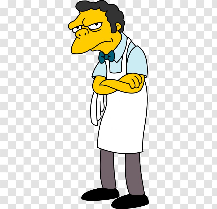 Moe Szyslak Homer Simpson Barney Gumble Bart Chief Wiggum - Arm Transparent PNG