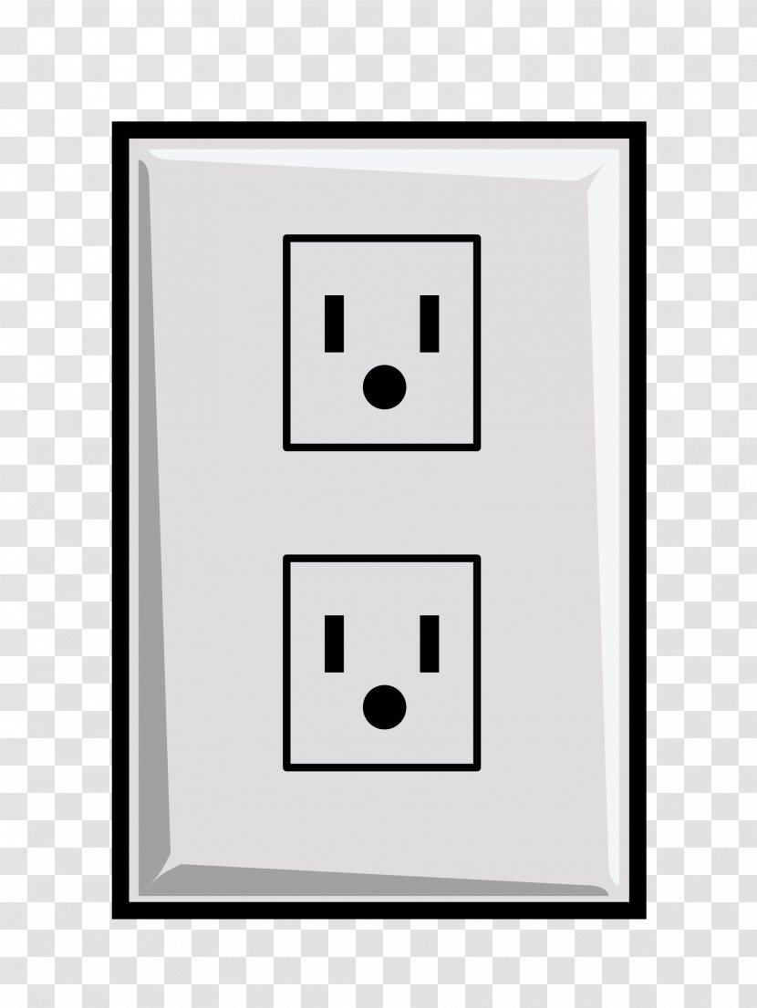 AC Power Plugs And Sockets Electricity Clip Art - Ac - Receptacle Transparent PNG